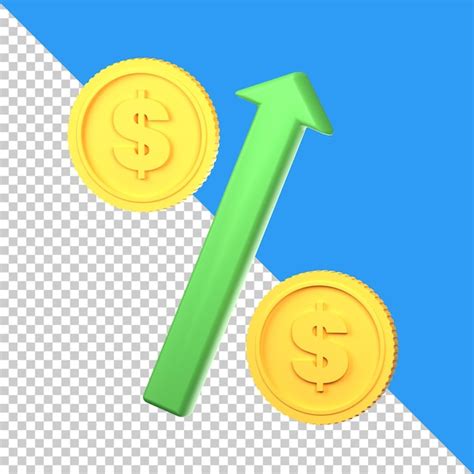 Premium PSD 3d Icon Business Profit