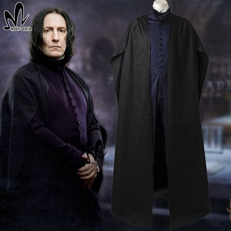 Professor Severus Snape Cosplay Costume Halloween Costumes For Adult