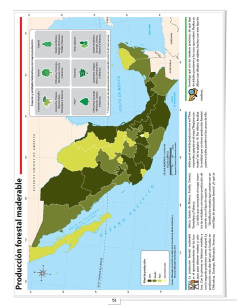 Atlas De M Xico Cuarto Grado P Gina De Libros De Texto Online