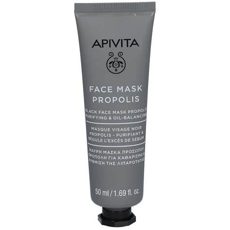 Apivita Masque Visage Noir Purifiant Et Quilibrant La Propolis Ml