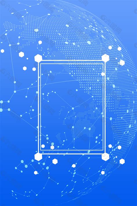 蓝色科技创想未来技术背景背景素材免费下载图片编号9222982 六图网