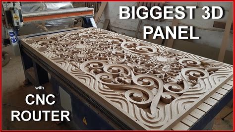 Biggest 3d Panel With Cnc Router Youtube