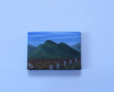 Aceo Landscape Oil Painting Original Painting Farm Etsy Canada