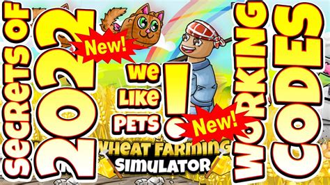 New Codes Wheat Farming Simulator By Alpha Engine Roblox Game All