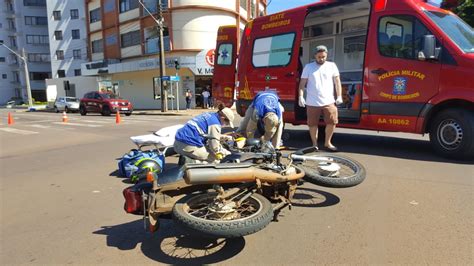 Motociclista Fica Ferido Em Acidente Na Avenida Brasil Cgn