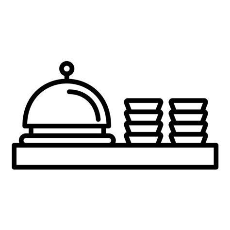 Chafing Dish Line Icon 14721827 Vector Art At Vecteezy