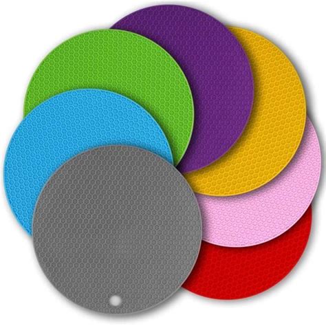 Dessous De Plat En Silicone Tapis Isolant En Silicone Set De Table En