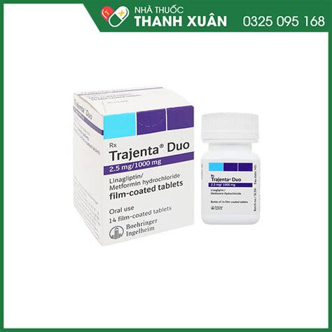 Thuốc Trajenta Duo 25mg1000mg Trị đái Tháo đường Type 2