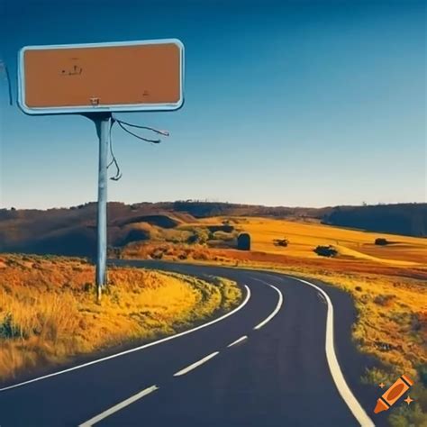 Scenic Winding Road Through The Countryside On Craiyon