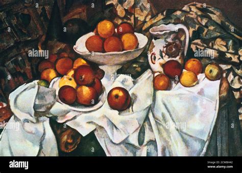 Cezanne Still Life With Apples And Oranges