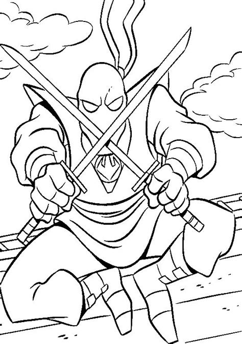 Dessins De Coloriage Tortue Ninja Imprimer Sur Laguerche Page