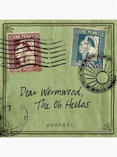 The Oh Hellos Dear Wormwood Album Sticker By Carriganwillard Redbubble