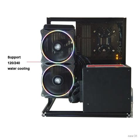 Water Cooling Aluminum Test Bench For Itx Matx Atx Computer Open Frame Air Case Htpc Pc Games