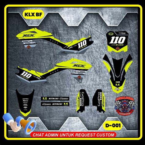 Decal KLX BF Desain 001 Decalcore