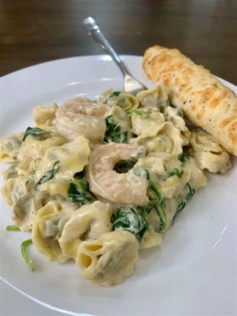 Minute Shrimp And Spinach Tortellini Alfredo Haverecipes