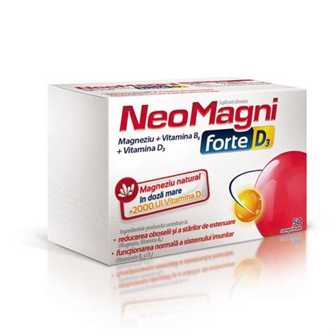 Neomagni Forte D3 50 Comprimate