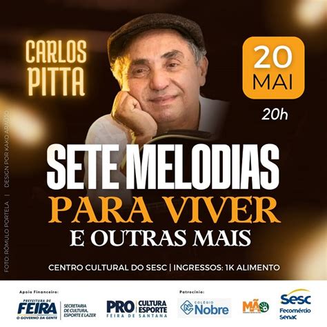 Jornal Das Praias As Sete Melodias De Carlos Pitta Acontece Hoje