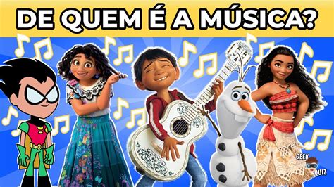 Adivinhe O Desenho Ou Filme Pela M Sica Parte Desafio Musical