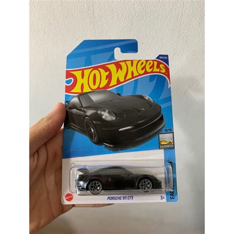 Jual Hot Wheels Porsche 911 GT3 Hitam Black Shopee Indonesia