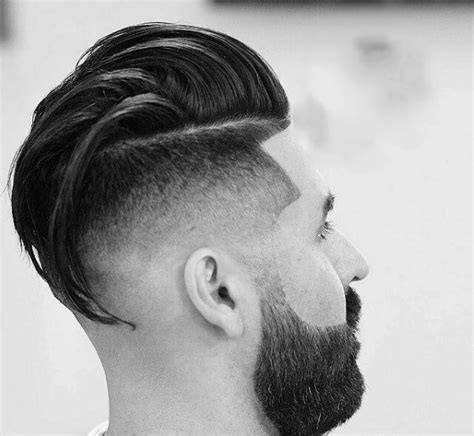 Mens Undercut Long Hair Fade