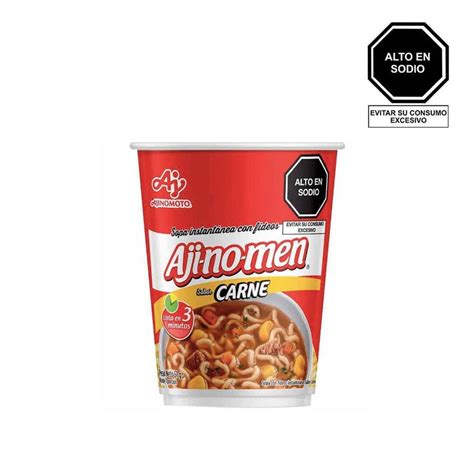 Sopa instantánea sabor carne Ajinomen de 51 g Tottus Perú