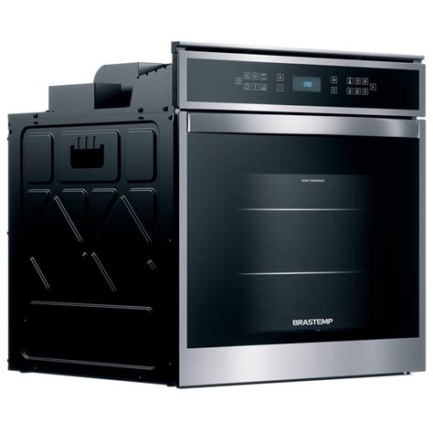 Fogao brastemp 5 bocas de embutir cor inox forno eletrico convecção