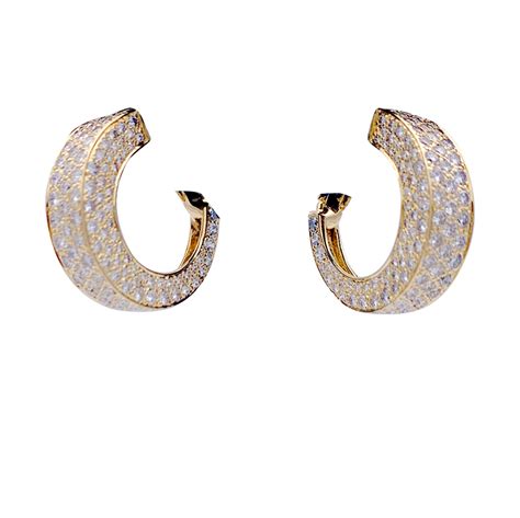 Clips D Oreilles O J Perrin Or Jaune Diamants Maison Eloe