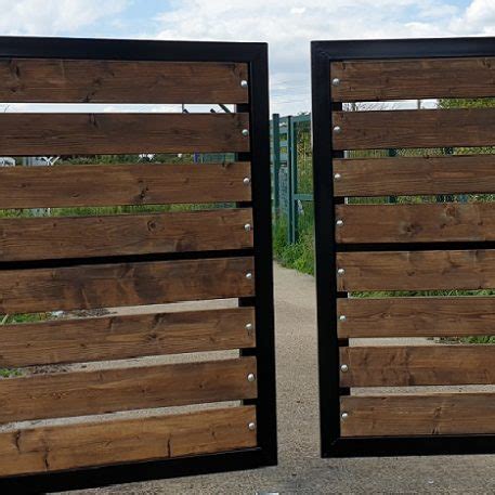 Gates Automatic Sliding Folding Double Leaf Lewandowski Fence