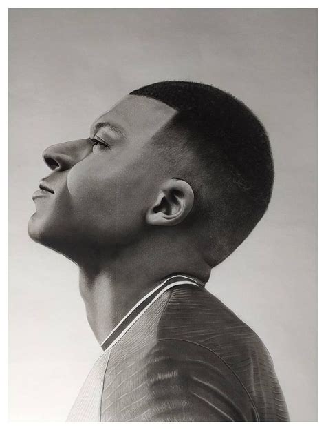 Kylian Mbappé Drawing by Bharat Rai | Saatchi Art | Desenhando esboços ...