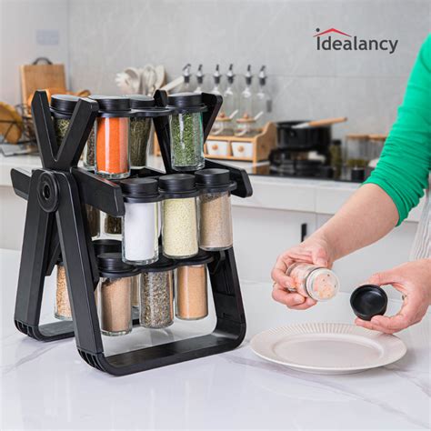 Buy Rotating Spice Rack With Pcs Jar At Best Price In Pakistan