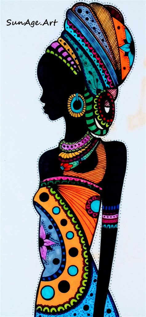 Pin En Drawings Pinturas Africanas Arte De Frica Y Afroamericano