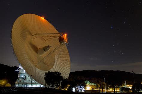 Canis Major And A Meter Antenna From Nasa Deep Space Network