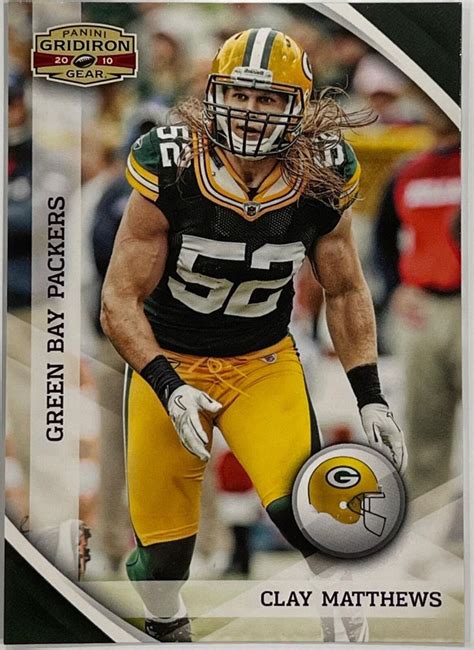 2010 Panini Gridiron Gear 51 Clay Matthews EBay In 2024 Clay