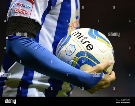 Sheffield Wednesday Mitre Match Ball Stock Photo Alamy