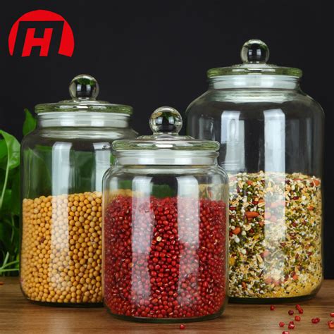 Clear Airtight Glass Cookie Candy Glass Jar For Food China Glass Food Jar And Kitchen