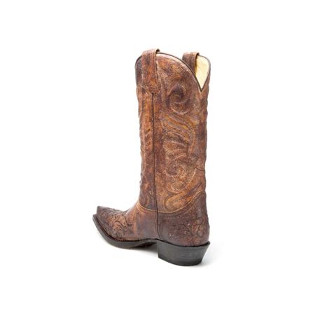 Botas Sendra Cuervo Western Para Hombre En Cuero Marr N