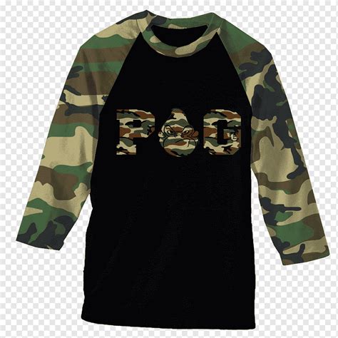 Camuflagem militar T shirt de mangas compridas Cão guerreiros de