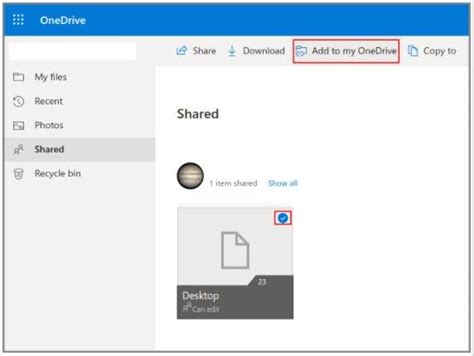 Add And Sync Shared Folders In Onedrive For Business Wesself