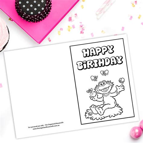 Abby from Sesame Street Birthday Card – OrganisedHQ