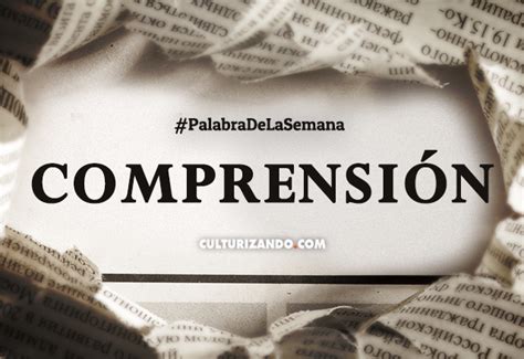 Palabra De La Semana Comprensi N Frases Culturizando