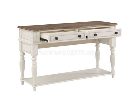 Florian Coffee Table 3pc Set Lv01662 In Antique White By Acme