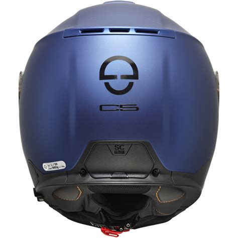 Schuberth Motorrad Helm 57 M C5 Solid Klapphelm Sonnenblende Blau