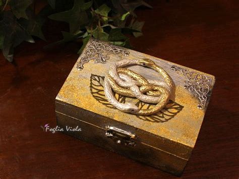 Auryn Box La Storia Infinita Snake Ouroboros Geek Nerd Atreyu Etsy