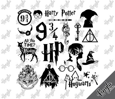 Harry Potter Pack Svg Cut Files Harry Potter Svg Digital Download Instant Download