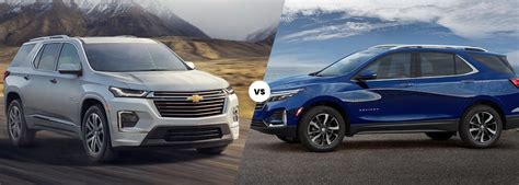 Chevy Traverse Vs Equinox Differences Suv Price Interior Mpg