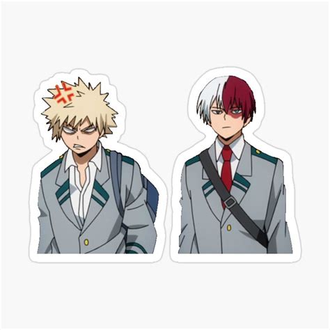 Shoto Todoroki Sticker Sticker By Zoeygold In My Hero Academia