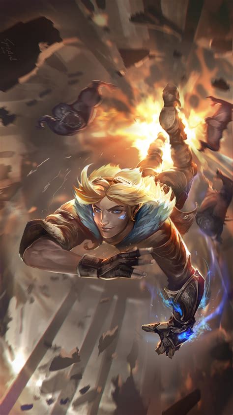 Ezreal League Of Legends Hd Phone Wallpaper Rare Gallery