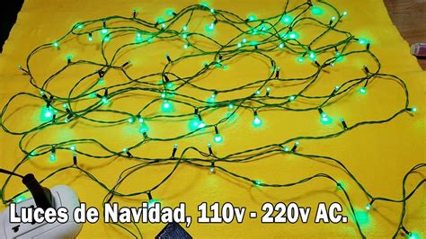 Como Hacer Luces De Navidad Conectar Leds En Serie V Y V