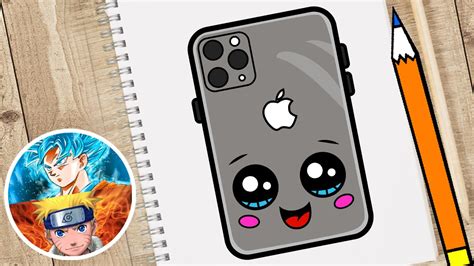 COMO DIBUJAR UN IPHONE 12 KAWAII FÁCIL PASO A PASO DIBUJOS YouTube