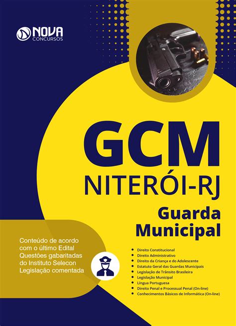 Apostila GCM Niterói RJ em PDF 2024 Guarda Municipal